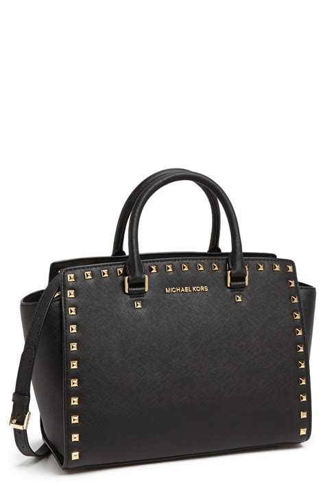 black michael kors selma tote|Michael Kors selma satchel.